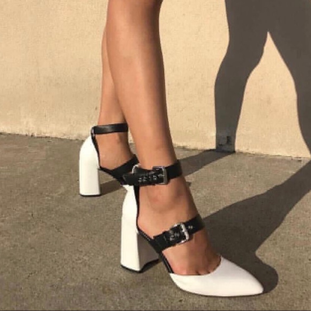 ISO Topshop Gene Buckle Strap Heels